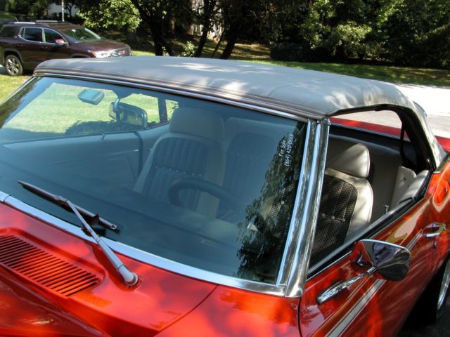 1969 Chevrolet Camaro SS-Trim X11-Factory Code 72-Hugger Orange Conv - photo 9