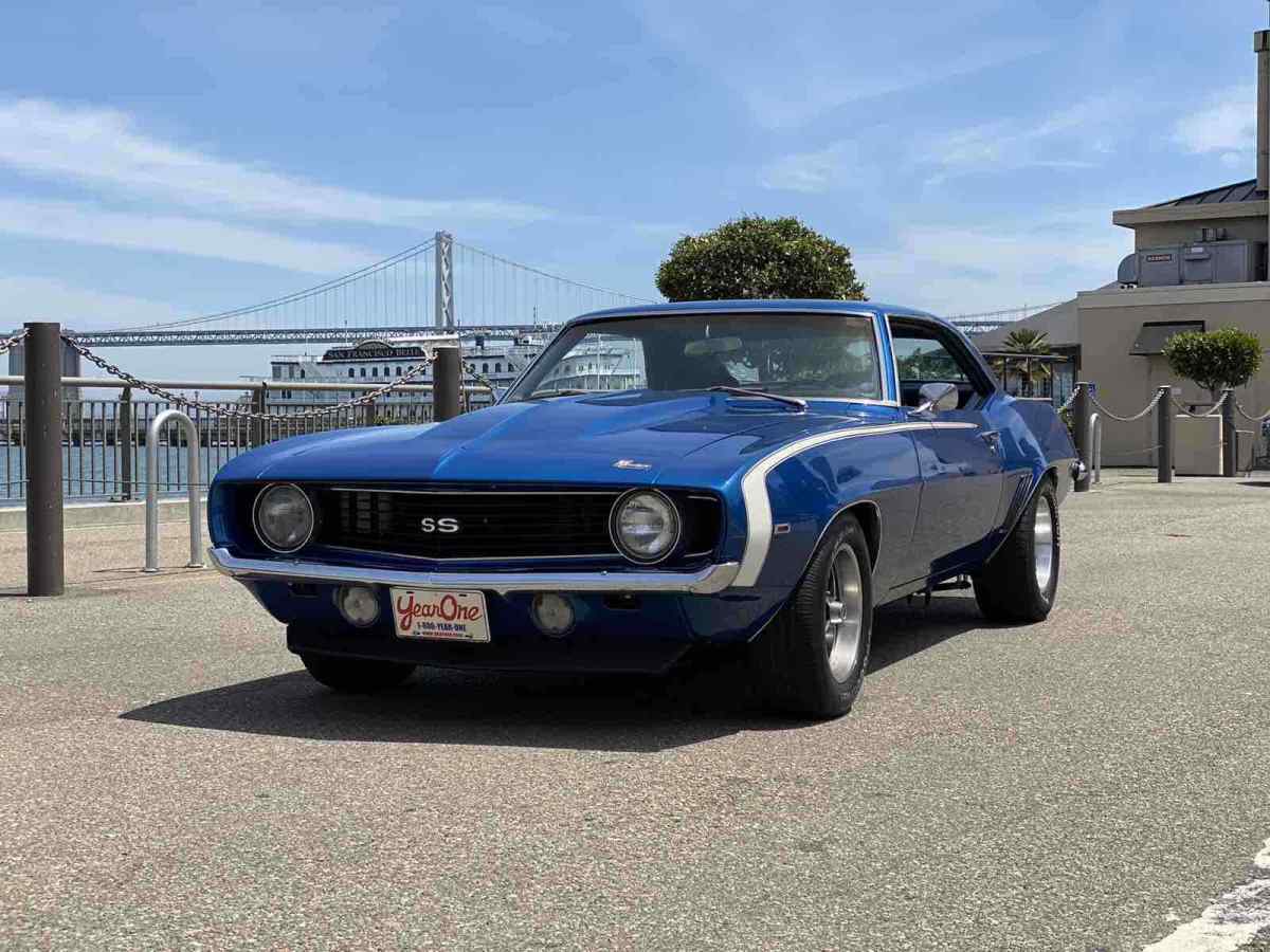 1969 Chevrolet Camaro SS Lemans Blue RWD Manual 1969 Chevrolet Camaro SS