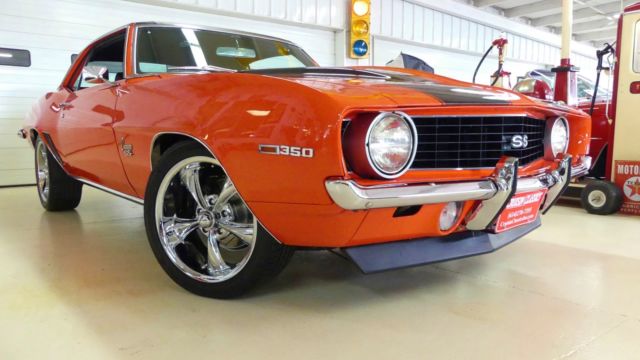 1969 Chevrolet Camaro SS Tribute 74808 Miles Hugger Orange 2 Door Hard Top 350 M 1969 Chevrolet Camaro SS Tribute