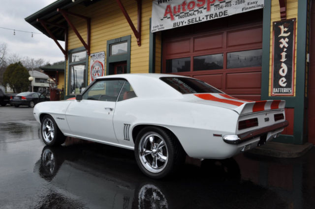 1969 Chevrolet Camaro SSRS White/Hugger Orange Stripes Houndstooth Inter - photo 8