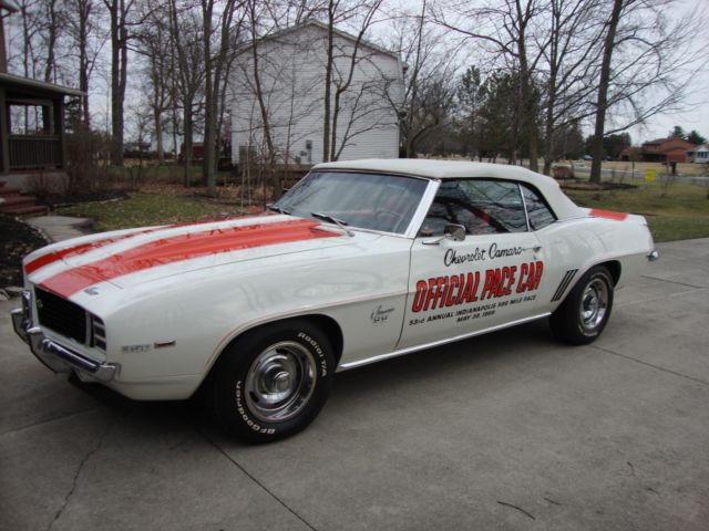 1969 CHEVROLET CAMARO Z11 INDY PACE CAR 1969 Chevrolet Camaro Camaro Pace Car Z11 Convertible