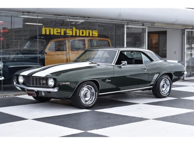 1969 Chevrolet Camaro Z/28 4 Speed, X-33 Tag, Fathom Green/Green 1969 Chevrolet Camaro Z/28