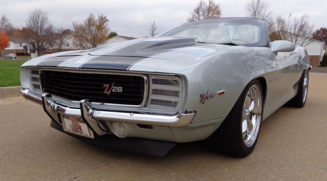 1969 Chevrolet Camaro Z28 87,568 Miles silver Convertible 8 Cylinder Engine 5.7L 1969 Chevrolet Camaro Z28