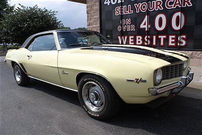 1969 Chevrolet Camaro Z28 Butternut Yellow Very Clean DZ Engine True Z28 Low Mil 1969 Chevrolet Camaro Z28
