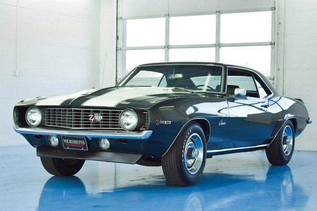 1969 Chevrolet Camaro Z/28, DZ 302, 4 Speed, 12 Bolt, Fathom Green, X33 Coded. 1969 Chevrolet Camaro Z/28