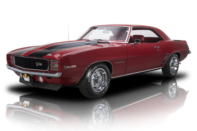 1969 Chevrolet Camaro Z/28 RS 45990 Miles Garnet Red Hardtop 302 V8 4 Speed Manu 1969 Chevrolet Camaro Z/28 RS