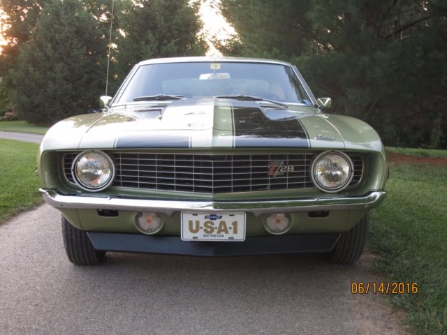 1969 Chevrolet Camaro Z28 True Survivor Excellent Condition Chevy 1969 Chevrolet Camaro