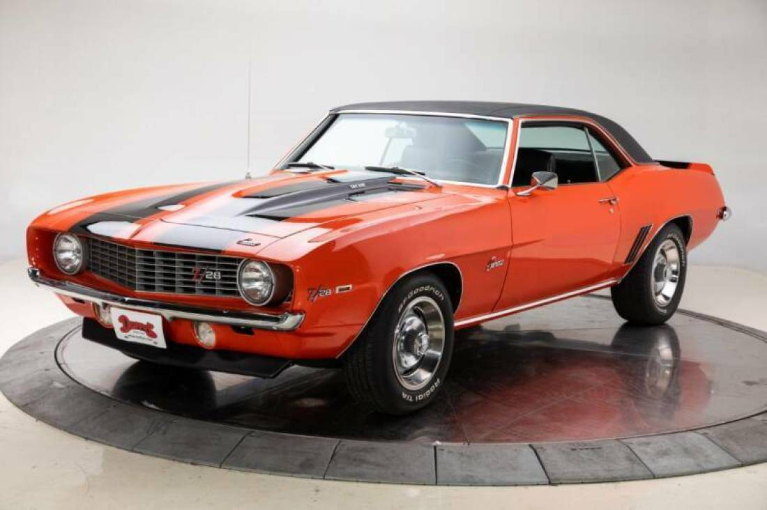 1969 Chevrolet Camaro Z28 V8 DZ302 Manual 4-Speed Coupe Hugger Orange 1969 Chevrolet Camaro Z28