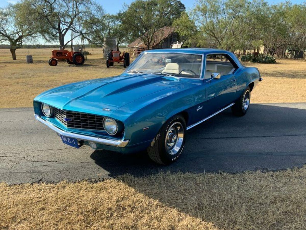 1969 Chevrolet Camaro ZL-1 Tribute 478 Miles Lemans Blue Coupe 427 V8 5 Speed Ma 1969 Chevrolet Camaro ZL-1 Tribute