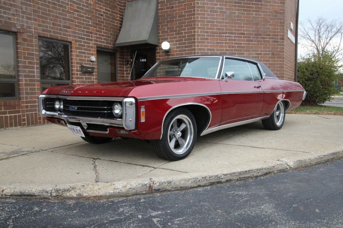 1969 Chevrolet Caprice 2 Door 327 Bucket Seats & Console Air Conditioning Impala 1969 Chevrolet Caprice