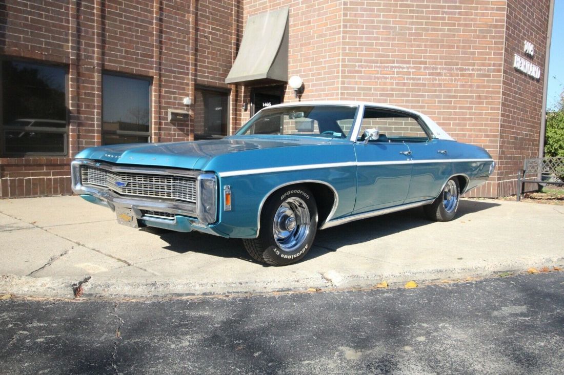 1969 Chevrolet Caprice 427 335HP Automatic 4 Door 1968 1970 Impala 1969 Chevrolet Caprice - #s Match 427