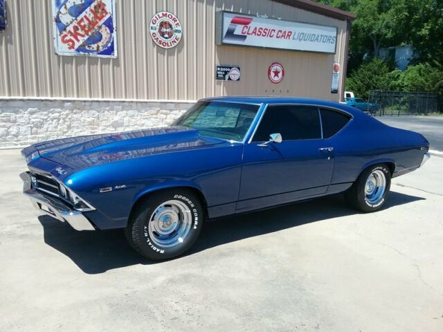 1969 Chevrolet Chevelle 4927 Miles BLUE Coupe 454 Big Block Chevy Turbo 400 1969 Chevrolet Chevelle --