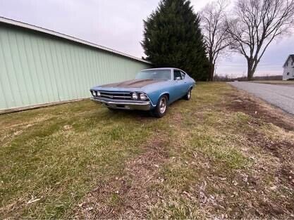 1969 Chevrolet Chevelle Blue RWD Automatic SS 1969 Chevrolet Chevelle SS