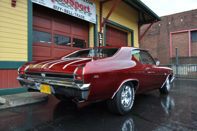 1969 Chevrolet Chevelle Frame Off Restored Cranberry Red/Pearl White 4sp A - photo 3