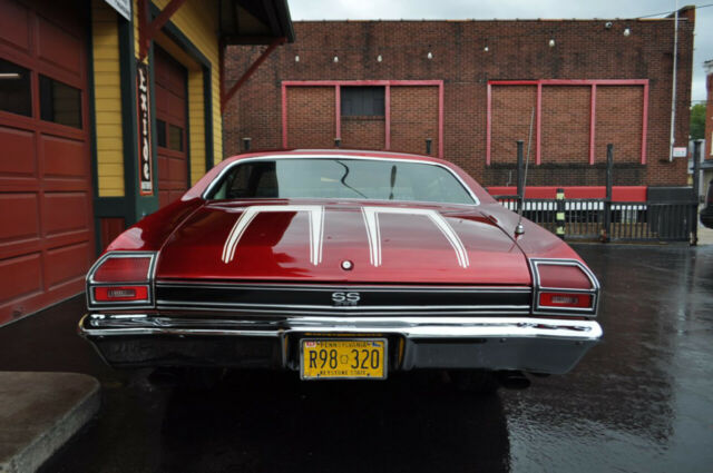1969 Chevrolet Chevelle Frame Off Restored Cranberry Red/Pearl White 4sp A - photo 5