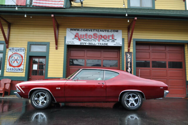 1969 Chevrolet Chevelle Frame Off Restored Cranberry Red/Pearl White 4sp A - photo 7