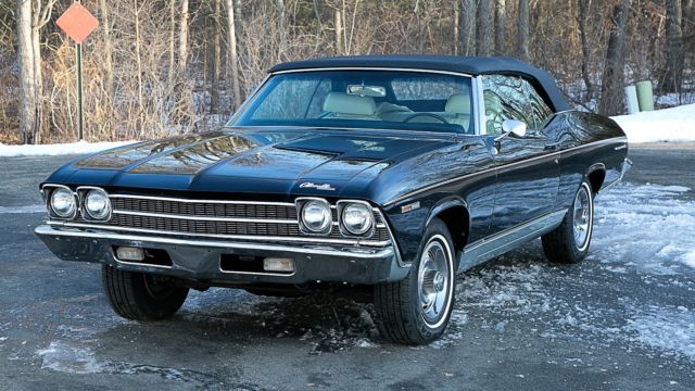 1969 Chevrolet Chevelle Malibu Convertible - 350 V8 Rare Color Combo 1969 Chevrolet Chevelle Convertible 350 V8 Auto Bucket Seats