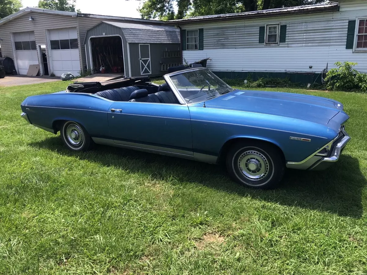 1969 Chevrolet Chevelle Malibu Convertible Convertible Blue 1969 Chevrolet Chevelle