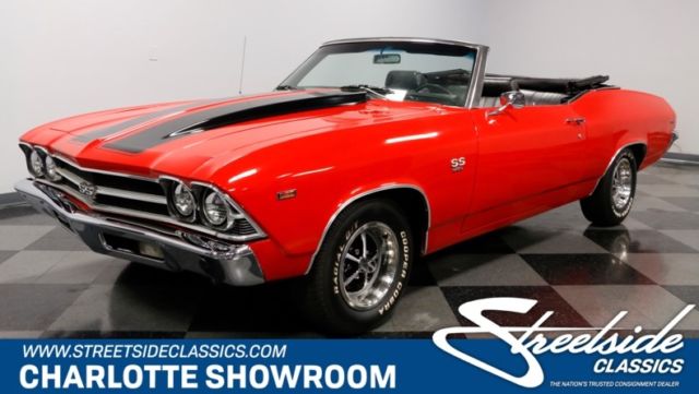 1969 Chevrolet Chevelle Malibu SS Convertible 396 V8 3 Speed Automatic Classic V 1969 Chevrolet Chevelle Malibu SS