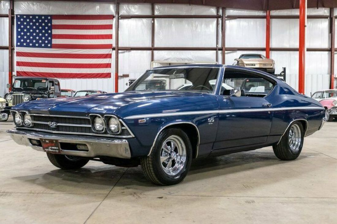 1969 Chevrolet Chevelle SS 396 58528 Miles Dusk Blue Coupe 454ci V8 Automatic 1969 Chevrolet Chevelle SS 396