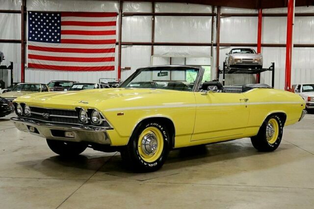 1969 Chevrolet Chevelle SS 396 Convertible 31422 Miles Light Yellow Convertible 1969 Chevrolet Chevelle SS 396 Convertible