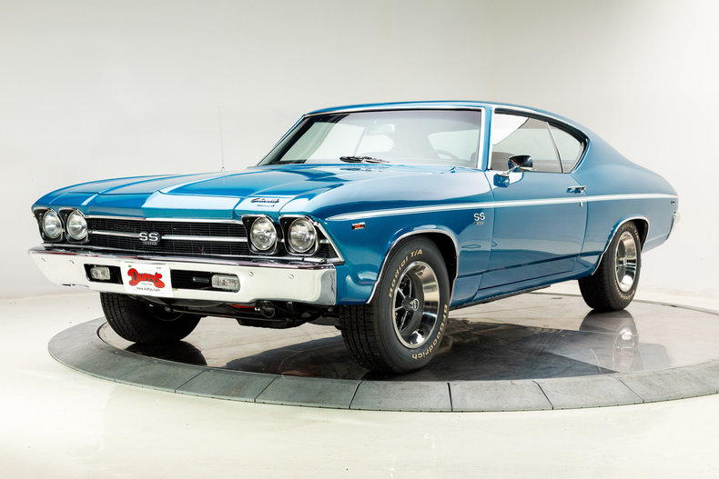 1969 Chevrolet Chevelle SS 396 V8 Coupe Marina Blue 1969 Chevrolet Chevelle --
