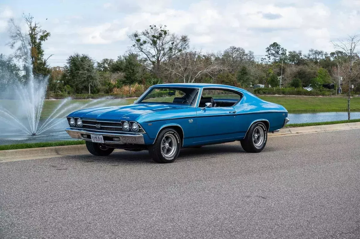 1969 Chevrolet Chevelle SS 396 with Build Sheet Lemans Blue 1969 Chevrolet Chevelle 396 with Build Sheet