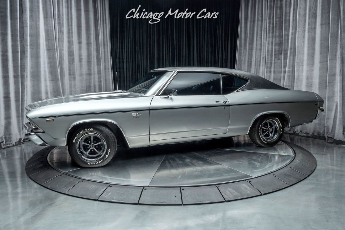 1969 Chevrolet Chevelle SS 396CI RESTORED! FACTORY A/C! Silver 1969 Chevrolet Chevelle 396CI RESTORED! FACTORY A/C!