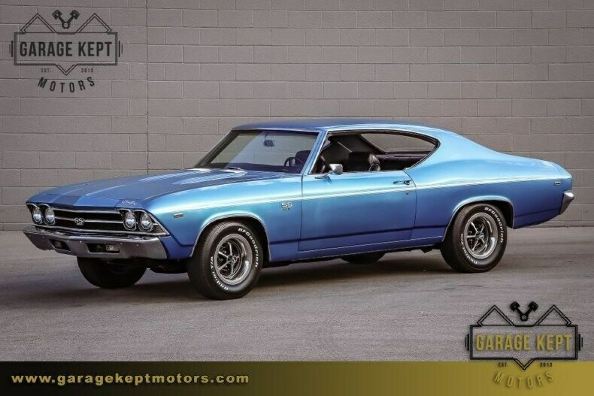 1969 Chevrolet Chevelle SS LeMans Blue Coupe 468 V8 17866 Miles 1969 Chevrolet Chevelle SS