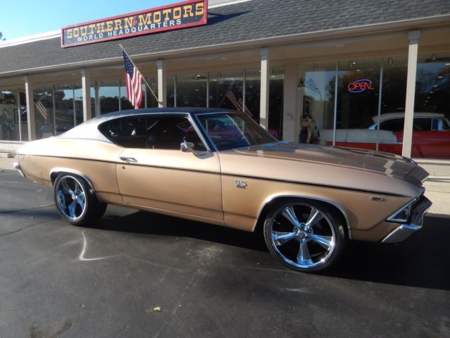 1969 Chevrolet Chevelle SS Olympic gold 454 auto Recent Restoration 1969 Chevrolet Chevelle SS