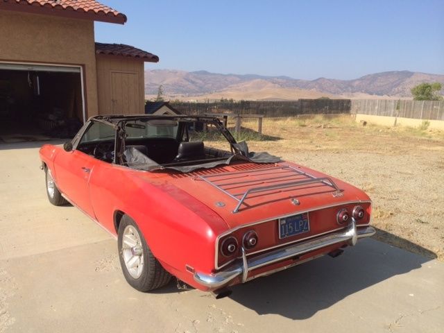1969 Chevrolet CORVAIR CONVERTIBLE last year made "only 521 Convertibles made*** 1969 Chevrolet Corvair Monza