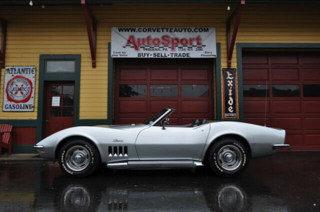 1969 Chevrolet Corvette 1969 Cortez Silver 350hp #'s Match Side Pipes 4sp - photo 11