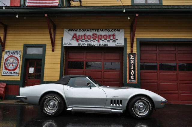 1969 Chevrolet Corvette 1969 Cortez Silver 350hp #'s Match Side Pipes 4sp - photo 3