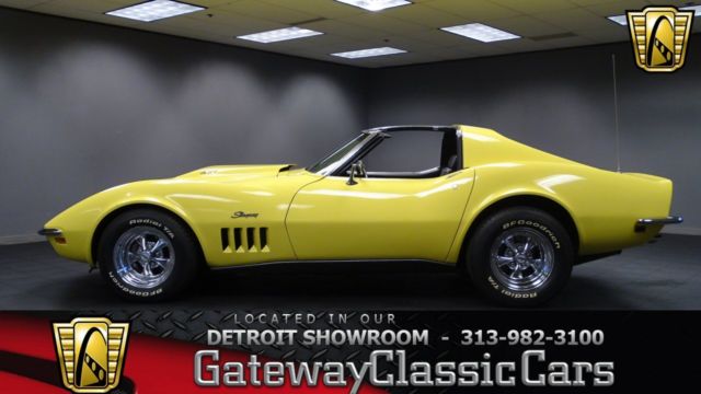 1969 Chevrolet Corvette 2360 Miles Yellow Coupe 427 CID V8 4 Speed Manual 1969 Chevrolet Corvette