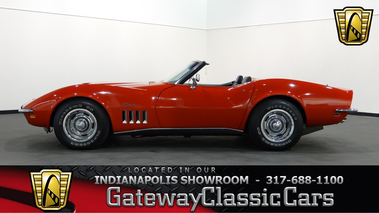 1969 Chevrolet Corvette 68689 Miles Red Convertible 427 CID V8 4-Spd Manual 1969 Chevrolet Corvette