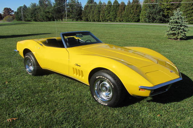 1969 Chevrolet Corvette Convertible #'s Matching 350/350HP Muncie 4 Speed 1969 Chevrolet Corvette 2 Door Convertible