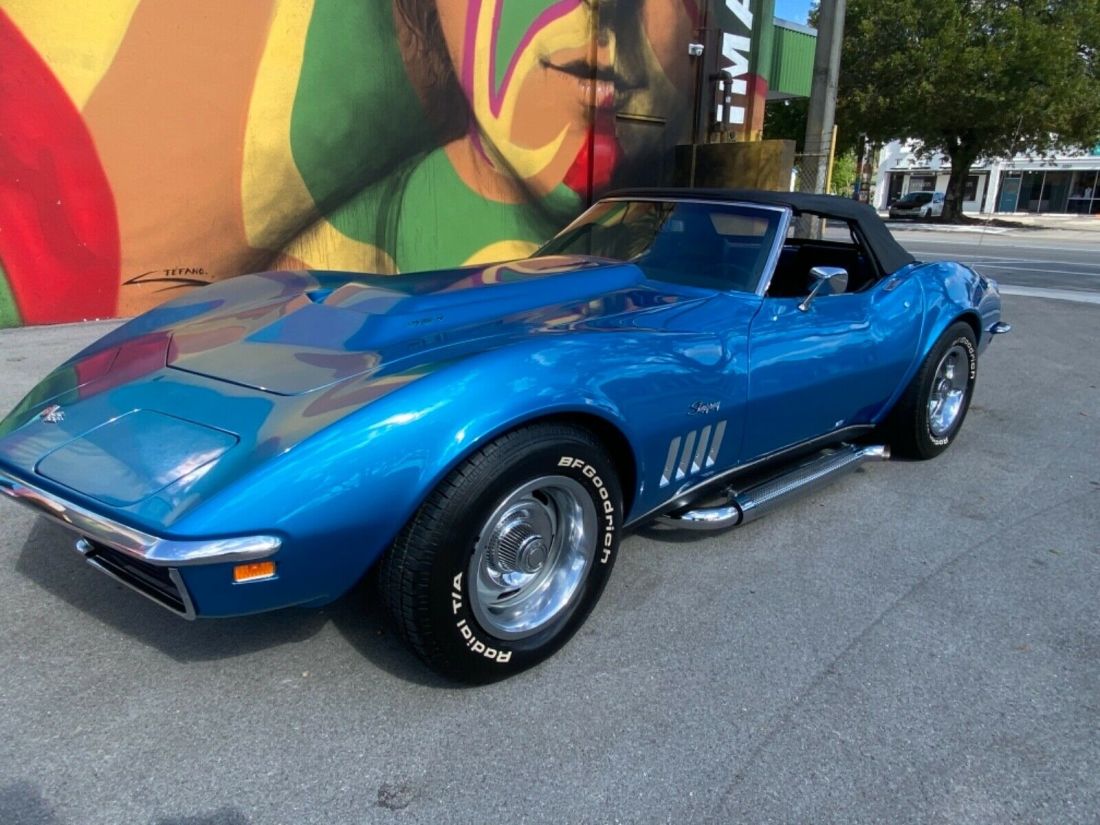 1969 CHEVROLET CORVETTE CONVERTIBLE RESTORED SUPER CLEAN 4 SPEED 954 937 8271 1969 Chevrolet Corvette