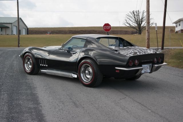 1969 Chevrolet Corvette FrameOff*Black/Blue*#sMatch427/390*PW*SidePipes* - photo 3