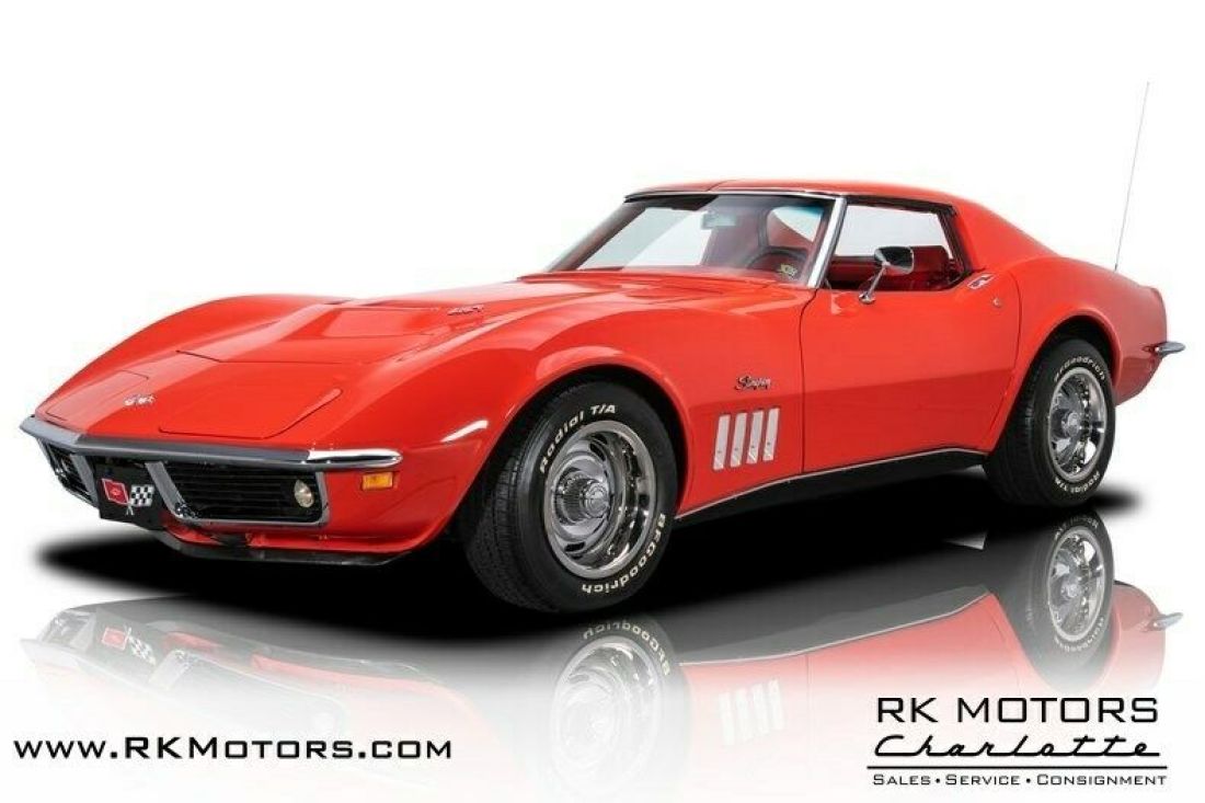 1969 Chevrolet Corvette Monza Red Coupe 427 V8 4 Speed Manual 1969 Chevrolet Corvette