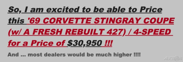 1969 Chevrolet Corvette Stingray 427 V8 / 4-SPD - photo 7