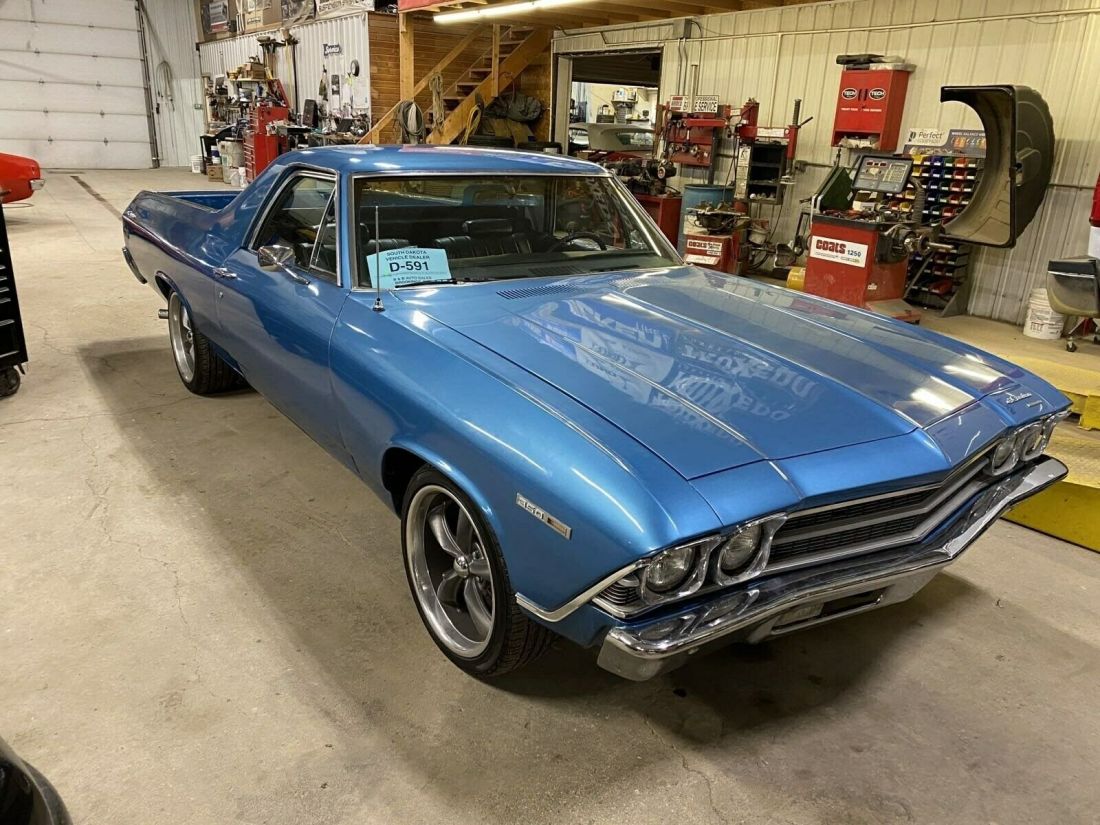 1969 Chevrolet EL Camino 0 Blue Automatic 1969 Chevrolet El Camino