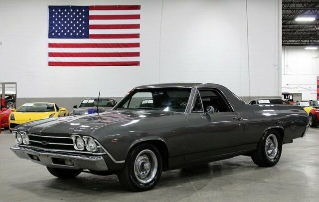 1969 Chevrolet El Camino  1374 Miles Gray Pickup Truck 468ci V8 TH350 3-Speed Au 1969 Chevrolet El Camino --