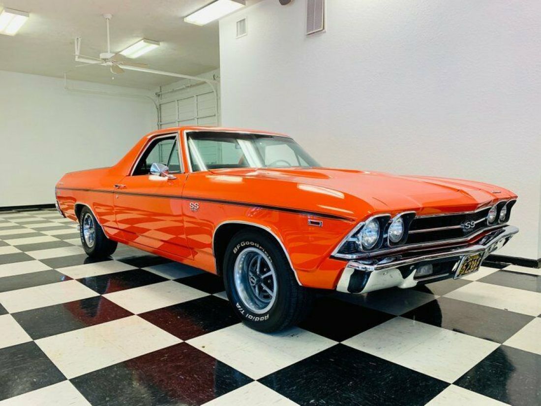 1969 Chevrolet El Camino, Monaco Orange with 38,359 Miles available now! 1969 Chevrolet El Camino