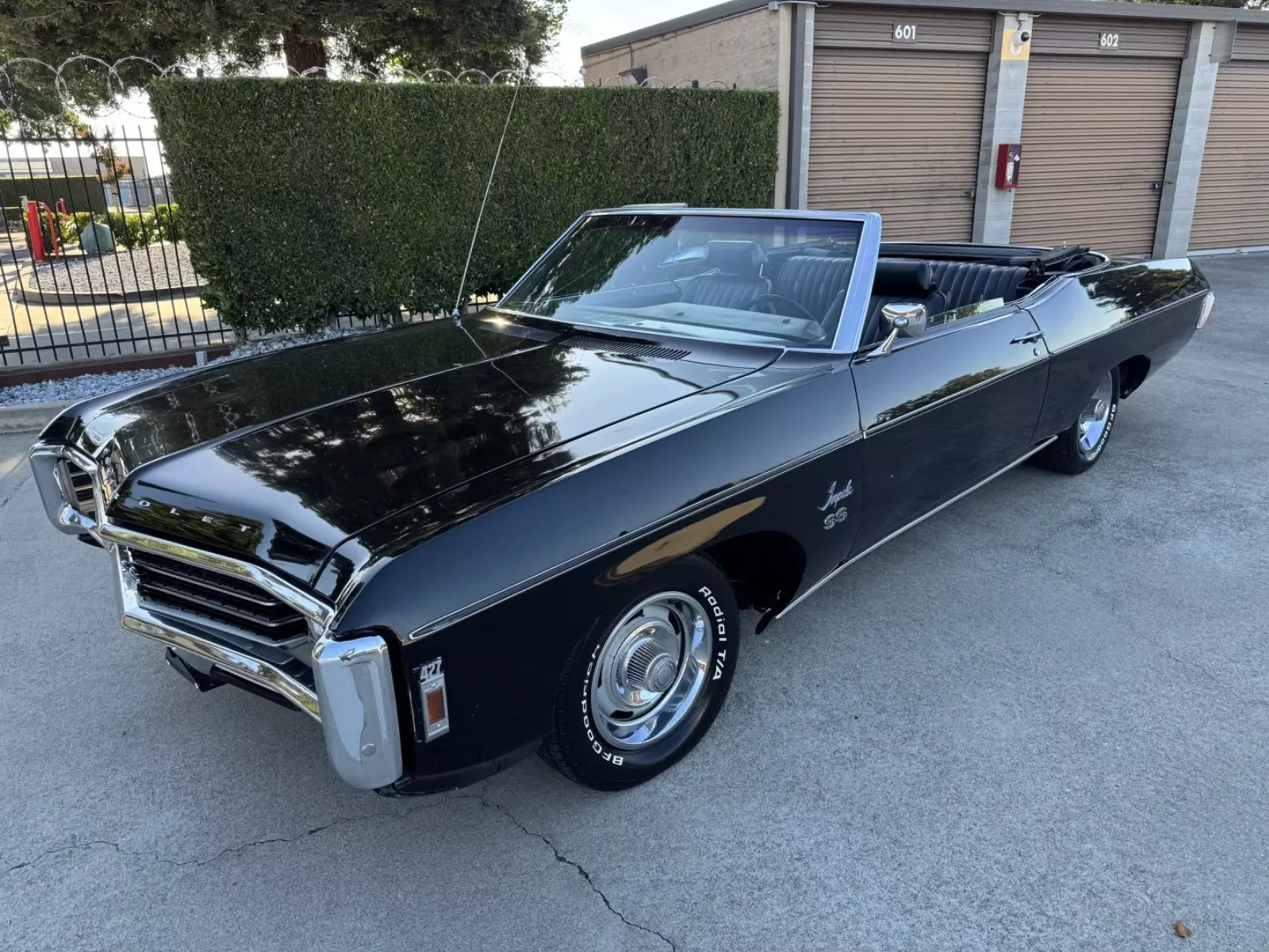 1969 chevrolet impala convertible SS 427 Rare Triple Black Arizona Car Rust Free 1969 Chevrolet Impala