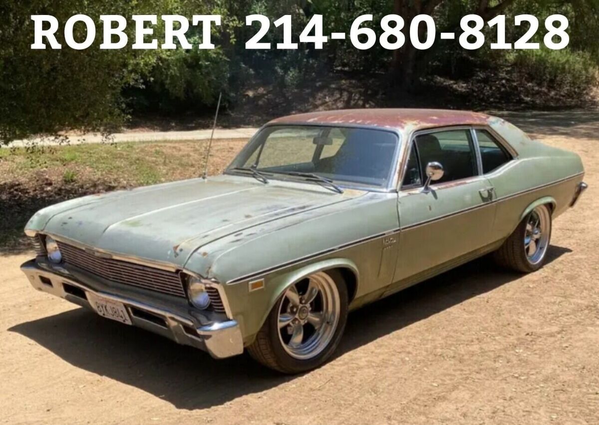 1969 Chevrolet Nova Performance 350sbc engine turbo 400 trans - photo 3