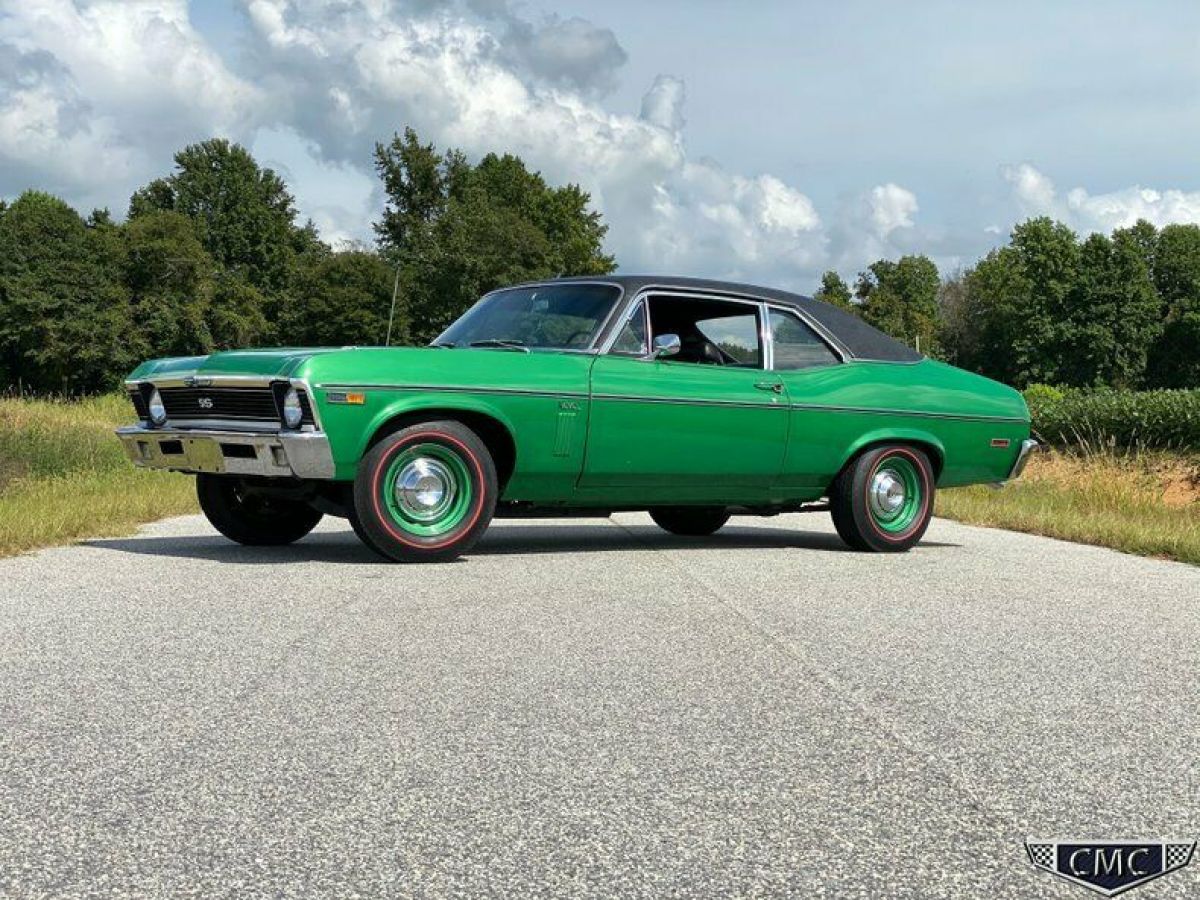 1969 Chevrolet Nova SS 396 L-34 350HP 4-Speed #’s match Rally Green Documented 1969 Chevrolet Nova SS