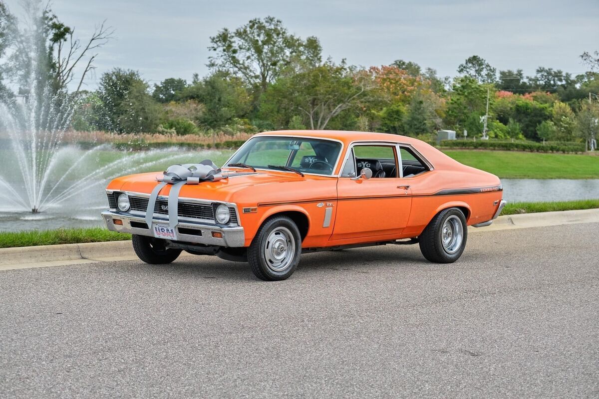 1969 Chevrolet Nova SS Restored 396 Big Block and 4 Speed Hugger Orange 1969 Chevrolet Nova SS Restored 396 Big Block and 4 Speed