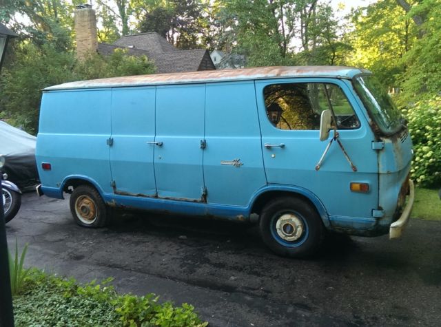 1969 Chevy 108 G20 extended cargo van - No Reserve! 1969 Chevrolet G20 Van 108