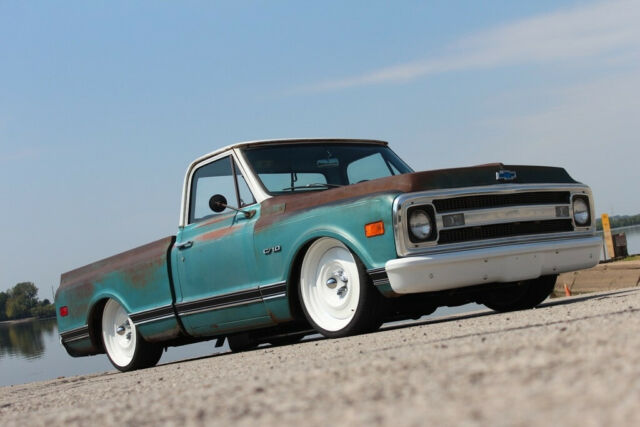 1969 Chevy C10 Pickup,RestoMod,350ci V8,PDB,PS,AC,Air Ride,Rat Rod,Patina,NICE!! 1969 Chevrolet C-10