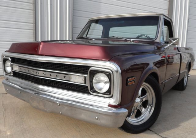1969 CHEVY C10 SHORTBED. FUEL INJECTED 5.3 LITER LS ENGINE PS PDB CUSTOM WHEELS 1969 Chevrolet C-10 FUEL INJECTED VORTEC ENGINE